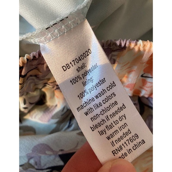 NWT DE Collection Parade Day Shark Hem Skirt Size XS Bouquet Billow MSRP $34.99 - Picture 5 of 7